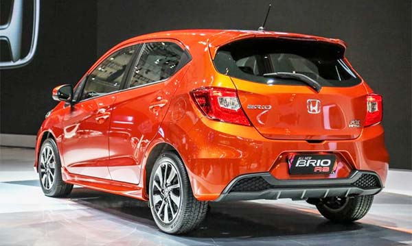 Eksterior Belakang New Honda Brio RS Baru Solo