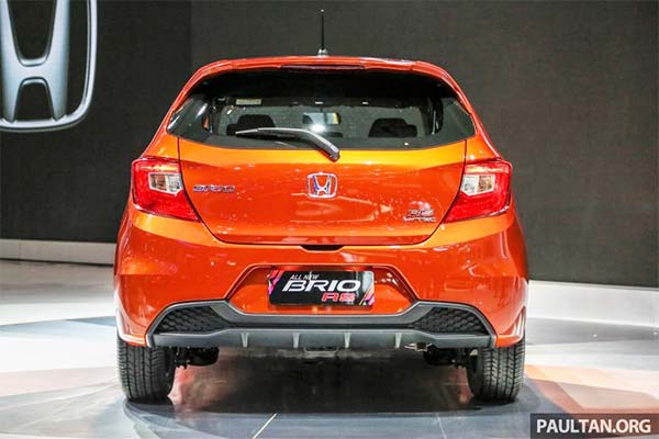 Eksterior Belakang New Honda Brio RS Baru Solo